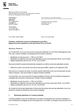 Rapport d’examen préalable - OACOT